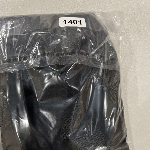 French Connection Dress Women Six Glitter Sequin Little Black Dress Short Sleeve - Picture 13 of 13